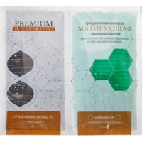 

Premium Jet Cosmetics - Маска суперальгинатная матирующая с молодым томатом, 20 г и 60 мл
