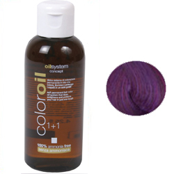 Фото Punti Di Vista Oil System Color - Краска на основе масла без аммиака, тон 5,22 светлый каштановый фиолетовый, 125 мл