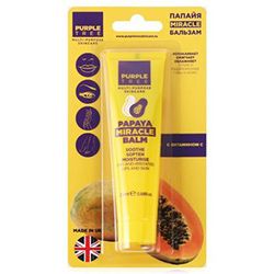 Фото Purple Tree Miracle Balm Papaya - Бальзам для губ Папайя, 25 мл