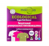 Molecola - Пятновыводитель на основе активного кислорода экологичный, 600 г секреты чистоты чистящая пена пятновыводитель для ковров и мягкой мебели 180