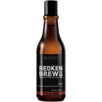 Redken Brews 3 in 1 - Средство 3 в 1 шампунь, кондиционер, гель для душа, 300 мл - фото 1