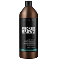 Redken Brews Mint Shampoo - Тонизирующий шампунь, 1000 мл