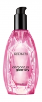 Redken Diamond Oil Glow Dry - Термозащитное масло, ускоряющее укладку, 100 мл