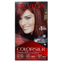 Фото Revlon - Набор для окрашивания волос в домашних условиях: крем-активатор + краситель + бальзам, #49 Auburn Brown (Ярко-коричневый), 130 мл