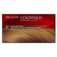 Revlon - Набор для окрашивания волос в домашних условиях: крем-активатор + краситель + бальзам, #57 Lightest Golden Brown (Очень светлый золотой коричневый), 130 мл - фото 2