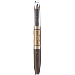 Фото Revlon Colorstay Brow Fantasy Pencil & Gel Dark brown - Карандаш и гель для бровей, тон 106, 14 гр