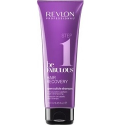 Фото Revlon Professional Be Fabulous Hair Recovery Shampoo - Очищающий шампунь открывающий кутикулу шаг 1, 250 мл