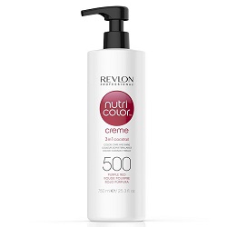Фото Revlon Professional Nutri Color Creme - Краска для волос 500 Пурпурно-красный, 750 мл