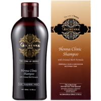 Richenna Henna Clinic Gold Shampoo - Шампунь против выпадения волос с хной, 200 мл. - фото 1
