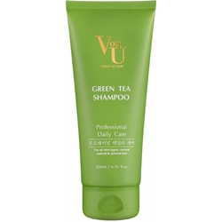 Фото Richenna Von-U Green Tea Shampoo - Шампунь для волос с зеленым чаем, 200 мл