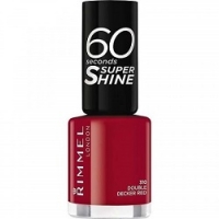 

Rimmel 60 Seconds Super Shine Double Decker Red - Лак для ногтей, тон 310 красный, 8 мл
