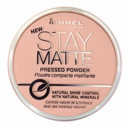 Фото Rimmel Stay Matte Pink Blossom - Пресс-пудра, матирующая, тон 002, 14 г