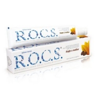 R.O.C.S. - Зубная паста, Кофе и табак, 74 гр. montcarotte зубная паста маркер с индикатором зубного налета teens bubble gum 30