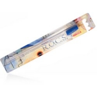 R.O.C.S. - Зубная щетка, Классическая мягкая комплект зубная щетка colgate шелковые нити с древесным углем мягкая 2 шт