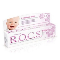 R.O.C.S. Baby - Зубная паста, Аромат липы, 45 гр. пряжа baby 100% акрил 150м 50гр 635 сирен розовый
