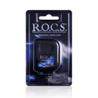 

R.O.C.S. Black Edition - Расширяющаяся зубная нить, 40 м