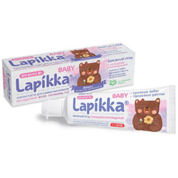 Фото R.O.C.S. Lapikka Baby - Зубная паста Бережный уход с кальцием и каленулой, 45 гр
