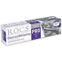 R.O.C.S. Pro Electro & Whitening Mild Mint - Зубная паста, 135 гр отбеливающая зубная паста антитабак smokers whitening mint зубная паста 85мл