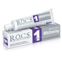 R.O.C.S. Uno Whitening - Зубная паста, Отбеливание, 74 гр. global white extra whitening отбеливающая зубная паста 100 г