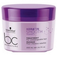 Schwarzkopf BC Keratin Smooth Perfect Treatment - Маска для гладкости волос, 200 мл - фото 1