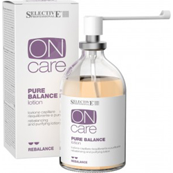 Фото Selective On Care Rebalance Pure Balance lotion - Лосьон балансирующий, для раздраженной или жирной кожи головы, 100 мл
