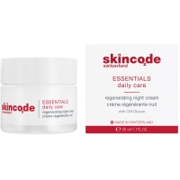 Skincode Essentials Regenerating Night Cream - Крем ночной восстанавливающий, 50 мл восстанавливающий крем regenerating cream kt21011 100 мл