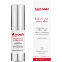 Skincode Essentials Alpine White Brightening Eye Contour Cream - Крем осветляющий для контура глаз, 15 мл skincode exclusive cellular wrinkle prohibiting eye contour cream крем клеточный от морщин для век 15 мл