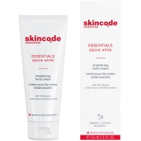 Skincode Essentials Alpine White Brightening Hand Cream - Крем для рук осветляющий, 75 мл air monitor co2 carbon dioxide detector air quality temperature humidity monitor fast measurement meter for co2 white