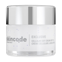 Skincode Exclusive Cellular Day Cream SPF15 - Крем дневной клеточный омолаживающий, 50 мл skincode exclusive cellular night refine and repair крем ночной клеточный интенсивный восстанавливающий 50 мл