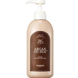 Фото Skinfood Argan Oil Silk Plus Hair Conditioner - Кондиционер для волос с аргановым маслом, 500 мл