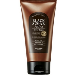 Фото Skinfood Black Sugar Perfect Scrub Foam - Пенка-скраб для умывания с экстрактом черного сахара, 180 г