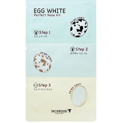 Фото Skinfood Egg White Perfect Nose Pack - Полоски для носа, 3 мл