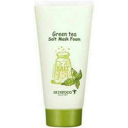Фото Skinfood Green Tea Salt Mask Foam - Маска-пенка очищающая с экстрактом зеленого чая, 170 г