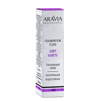 Фото Aravia Professional - Тональный крем для лица матирующий Soft Matte - 01 foundation matte, 30 мл