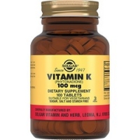 Solgar - Витамин К в таблетках, 100 шт - фото 1