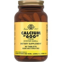 Solgar Calcium 600 - Кальций 600 из раковин устриц в таблетках, 60 шт