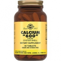 Фото Solgar Calcium 600 - Кальций 600 из раковин устриц в таблетках, 60 шт