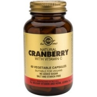 Solgar Cranberry - Натуральная клюква с витамином С в капсулах, 60 шт solgar витамин d3 600 ме в капсулах 60 шт