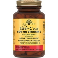 Solgar Ester-C Plus 500 mg Vitamin C - Эстер-С плюс витамин С в капсулах, 50 шт