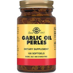 Фото Solgar Garlic Oil Perles - Чесночное масло перлес в капсулах, 100 шт