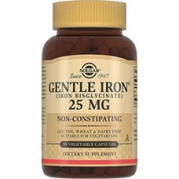 Фото Solgar Gentle Iron 25 mg - Легкодоступное железо Джентл Айрон в капсулах, 90 шт