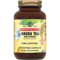 Solgar Green Tea - Экстракт листьев зеленого чая в капсулах, 60 шт solgar витамин d3 600 ме в капсулах 60 шт