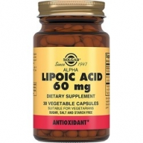 Фото Solgar Lipoc Acid 60 mg - Альфа-липоевая кислота в капсулах, 30 шт