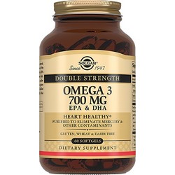 Фото Solgar Omega 3 700 mg - Двойная Омега 3 ЭПК и ДГК в капсулах, 60 шт