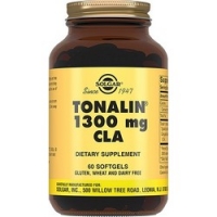 Solgar Tonalin 1300 mg Cla - Тоналин КЛК в капсулах, 60 шт фрезер вихрь 1300 вт цанга 6 8 мм 50 мм