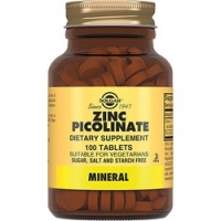 Solgar Zinc Picolinate - Пиколинат цинка в таблетках, 100 шт doppelherz aktiv от а до цинка в шипучих таблетках со вкусом персика и маракуйя 15 шт