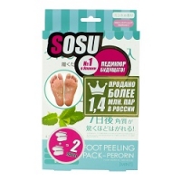 Sosu - Носочки педикюрные с ароматом мяты, 2 пары jully bee скраб суфле для тела cахарно солевой с ароматом мяты body care