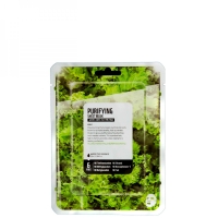 Superfood Salad Facial Sheet Mask Kale Purifying - Тканевая маска «Кейл - Очищение», 25 мл - фото 1
