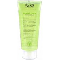 SVR Sebiaclear Gel Moussant - Пенящийся очищающий оздоравливающий мусс для лица и тела, 200 мл - фото 1