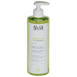 Фото SVR Sebiaclear Gel Moussant - Пенящийся очищающий оздоравливающий мусс для лица и тела, 400 мл